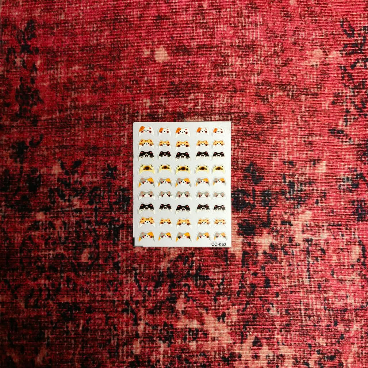 Cat Fingertip Nail Sticker