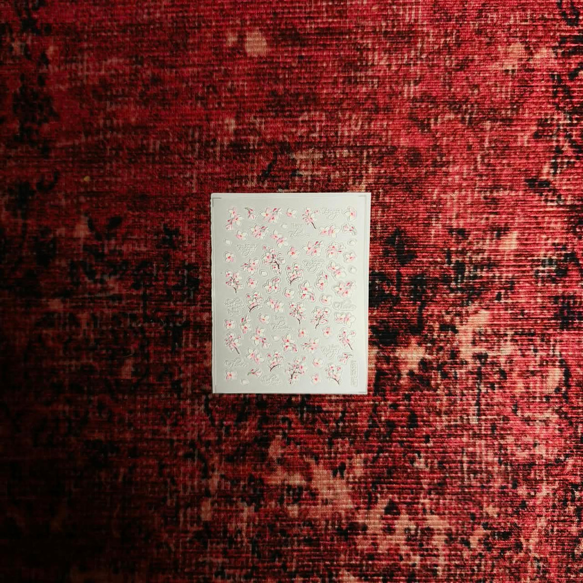 Flower Nail Sticker